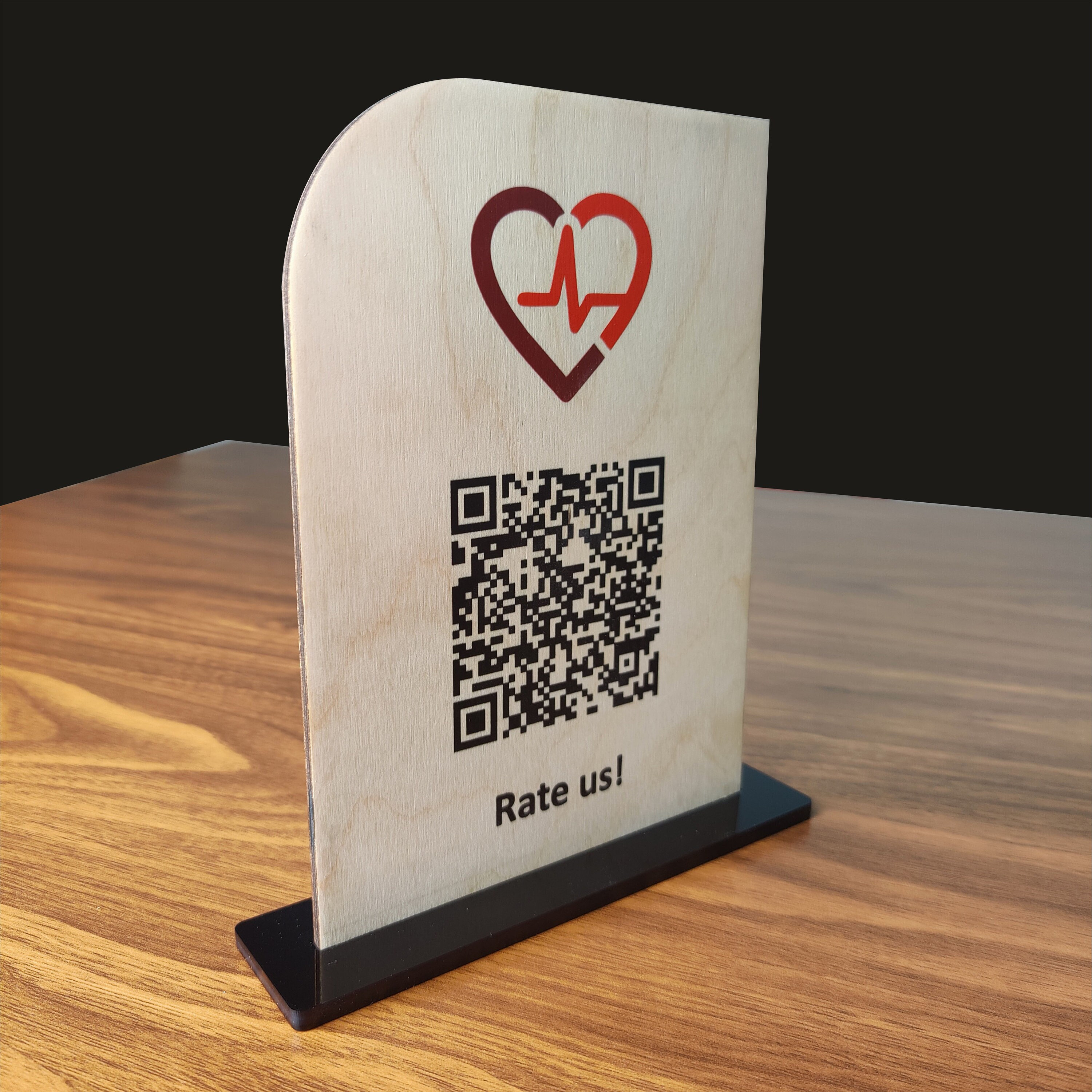 QR Code Acrylic Stand
